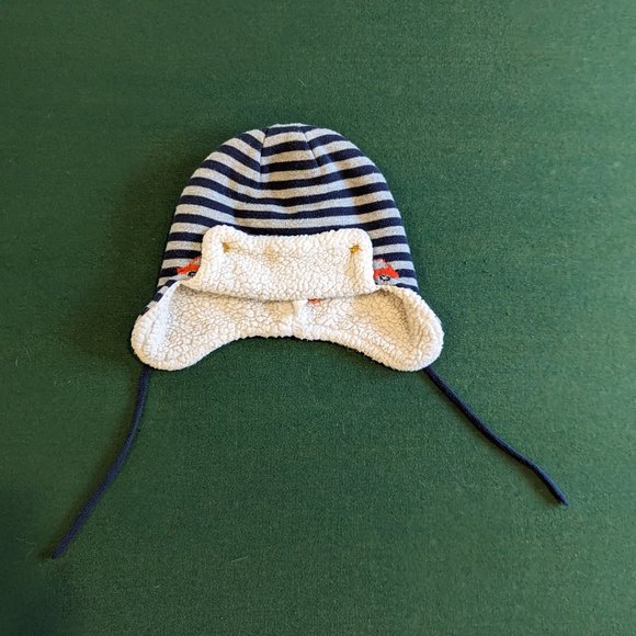 EUC Boy's Blue and Gray Fully-Lined Winter Hat 💙 - Picture 1 of 4